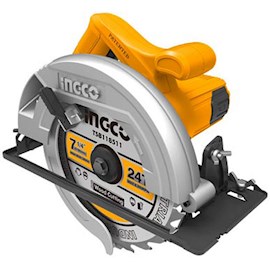 დისკური ხერხი Ingco CS18538, 1400W, 4800Rpm, 185mm, Grey/Orange